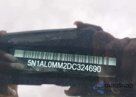 2013 Infiniti Jx35 из США, поврежденный, VIN 5N1AL0MM2DC324690